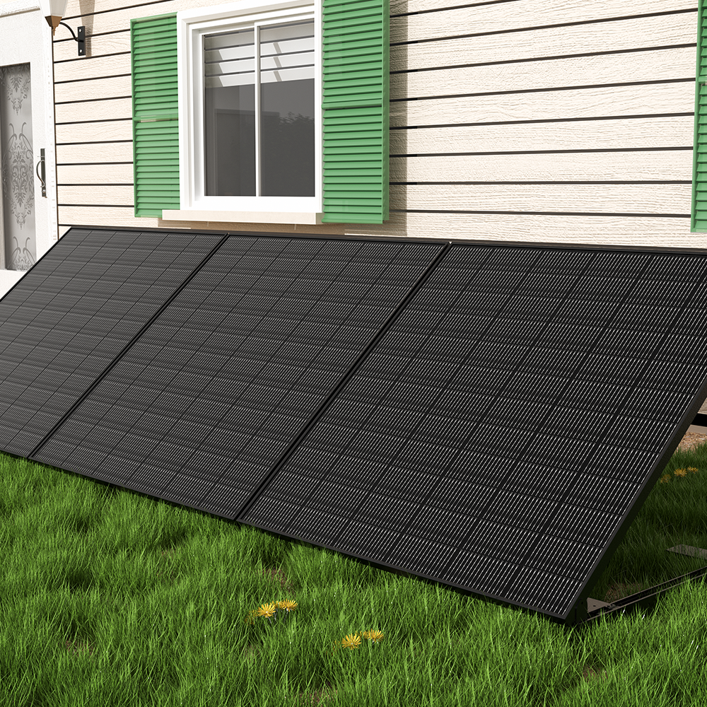 SUNSHARE Garten Balkonkraftwerk 855W mit 5m AC Kabel & 285W Solarmodul