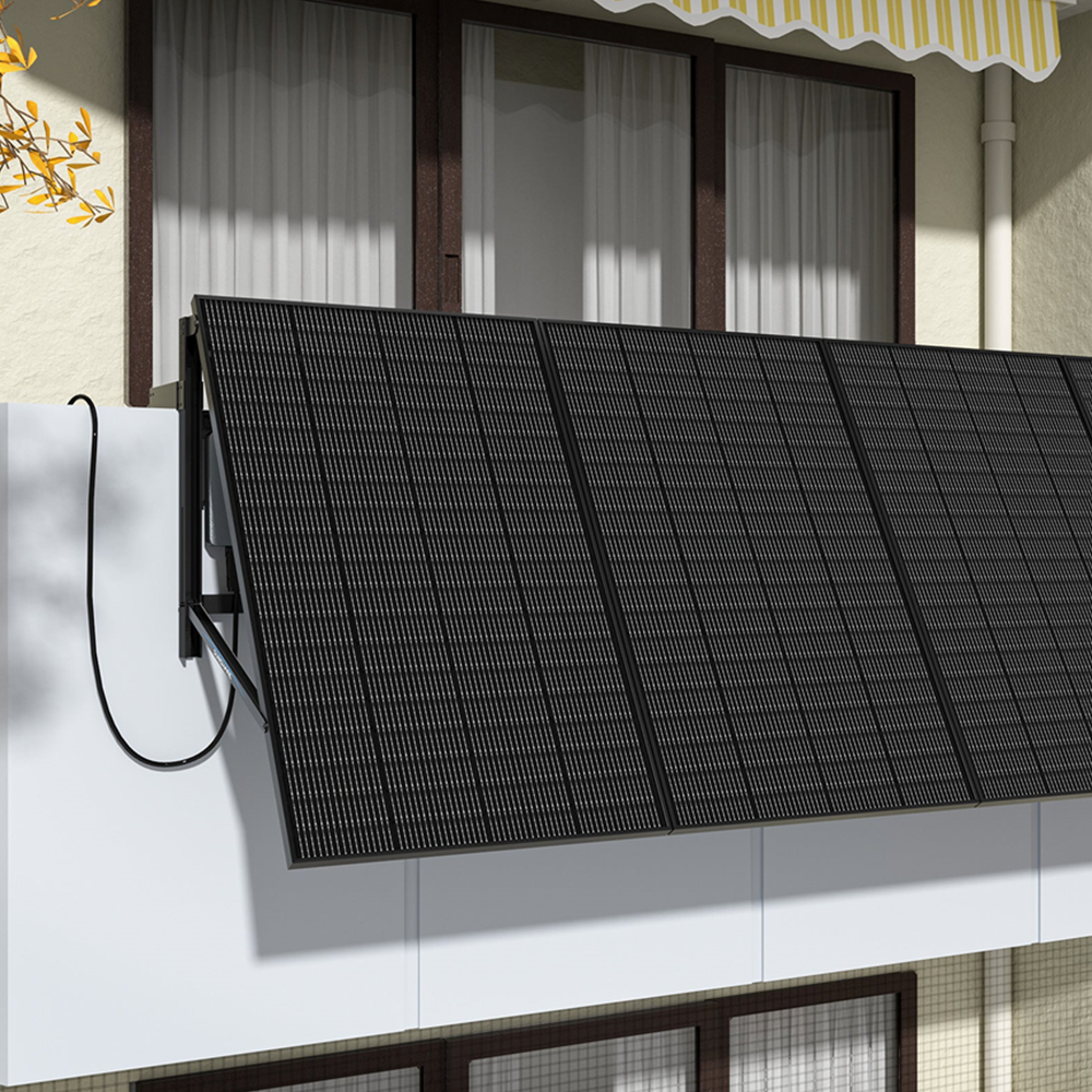 SUNSHARE Beton Balkonkraftwerk 800W mit 5m AC Kabel & 800W Solarmodule