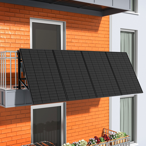 [0179036018P] SUNSHARE Geländer Balkonkraftwerk 800W mit 5m AC Kabel & 1200W Solarmodule